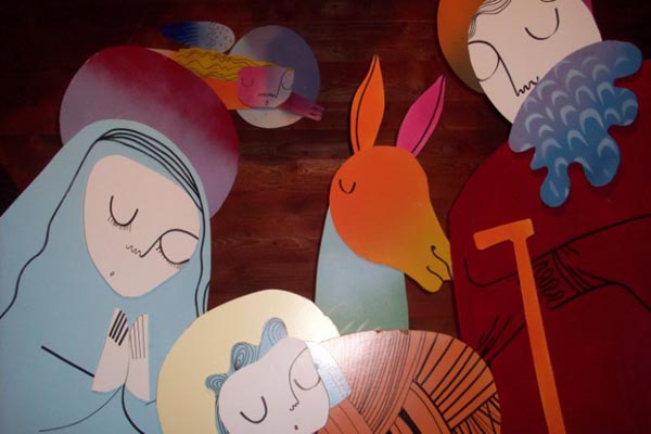 božićne jaslice, rondo