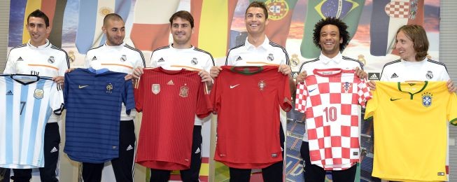 Luka Modrić, Marcelo, Iker Casillas, Angel Di Maria, Karim Benzema, Cristiano Ronaldo, Svjetsko prvenstvo u Brazilu