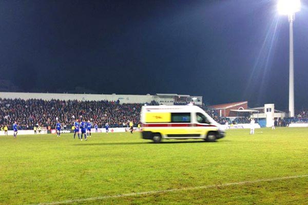 zadar-hajduk, golman, ozljeda