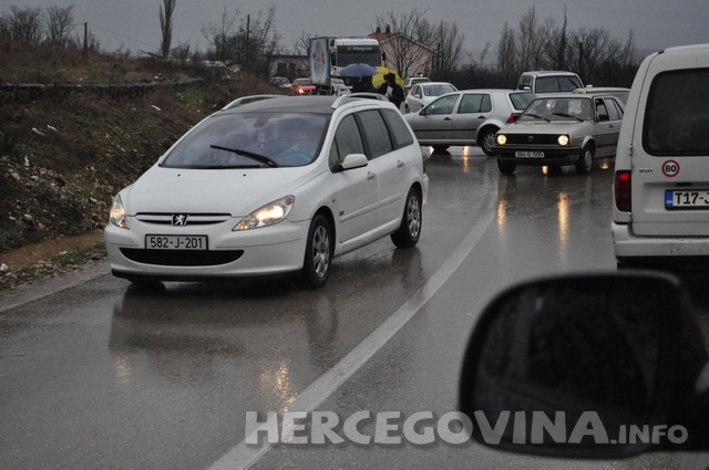 Prometna nesreća na cesti Mostar - Široki Brijeg