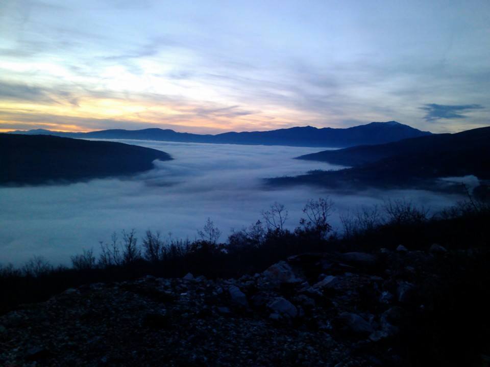 buško jezero, magla, Tomislavgrad, Buško Blato, Hrvatska