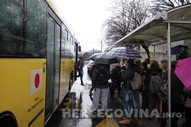 Vojno, djeca, prosvjed, škola, Mostar, Smeće, prijevoz učenika