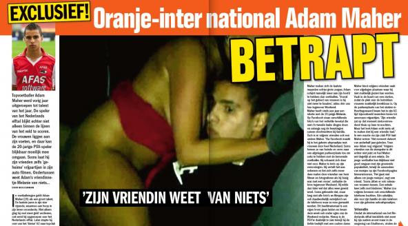 seks na javnom mjestu, nogometaš, Adam Maher