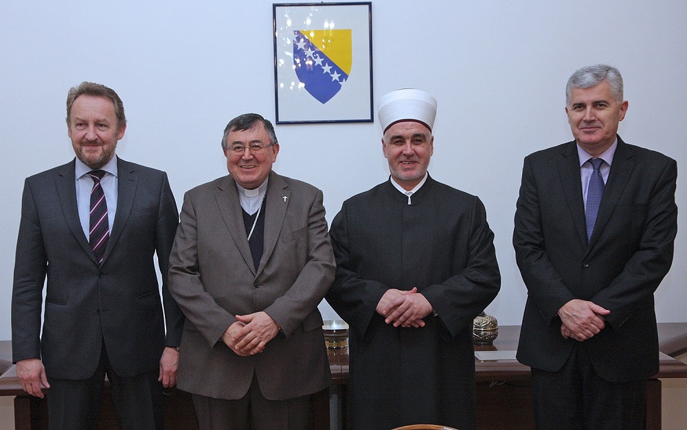 Bakir Izetbegović, Dragan Čović, Kardinal Vinko Puljić, Husein ef. Kavazović