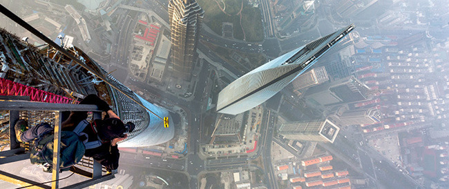 Šangaj, 650 metara visok toranj, Shanghai Tower, skywalking