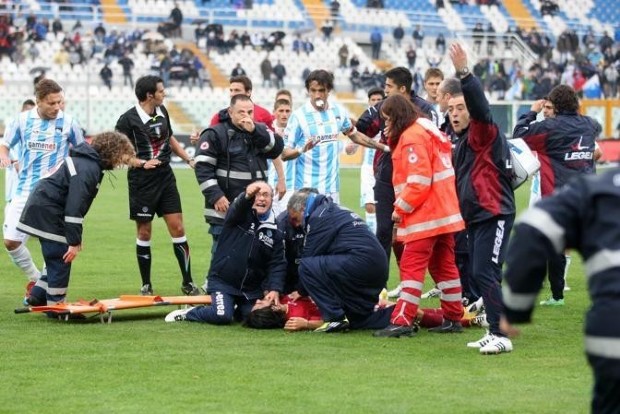 suđenje za ubojstvo iz nehata, Dvojici liječnika talijanskih nogometnih klubova, Prema navodima iz optužnice, od posljedica srčanog udara., Morosini