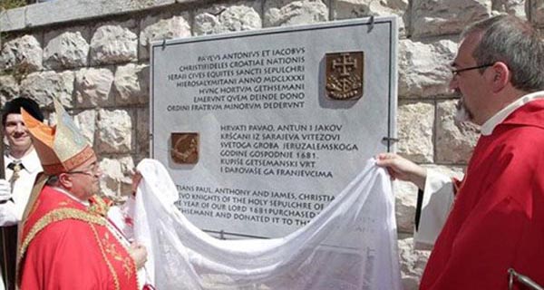 spomen ploča, sveta zemlja, bih hrvati