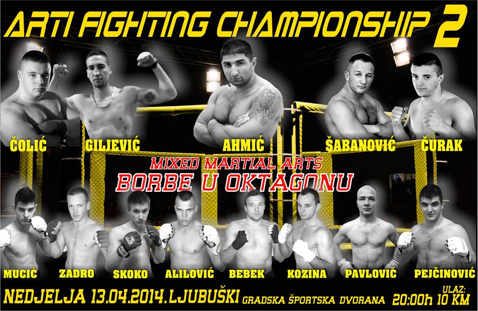ARTI FIGHTING CHAMPIONSHIP, borilački sportovi