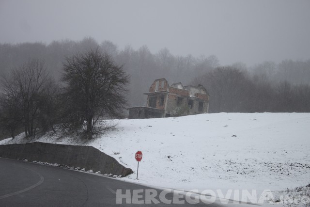 snijeg, Hercegovina, vrijeme, vrijeme, zimsko vrijeme, snijeg, stanje na cestama, stanje na putevima, AMS BIH