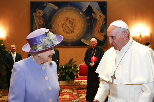 Papa Franjo, sveta stolica, kraljica elizabeta II, Vatikan, Susret s papom, Anglikanska crkva, nadbiskup Canterburyja Justin Welby