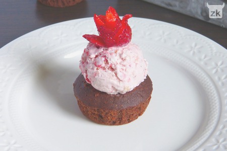 mufini, sladoled, domaći sladoled