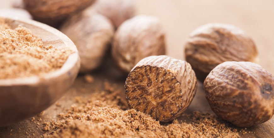 muškatni oraščić, ljekovita svojstva, ljuta hrana, zdravlje, začini