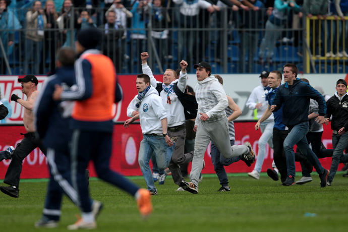 navijači Zenita, Dinamo Moskva, nogomet, navijački neredi