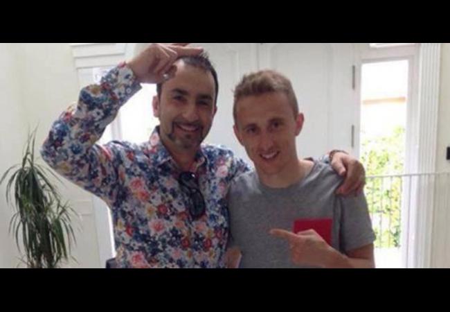 Luka Modrić, sisanje krvi