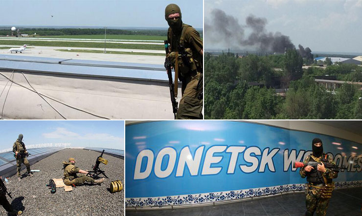 ukrajina, Donjeck, sukobi u Ukrajini