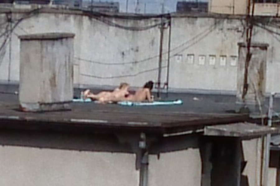 Zagreb, gole djevojke, sunčanje