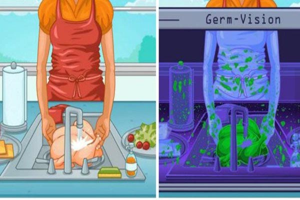 piletina, pranje, zdravlje, bakterija