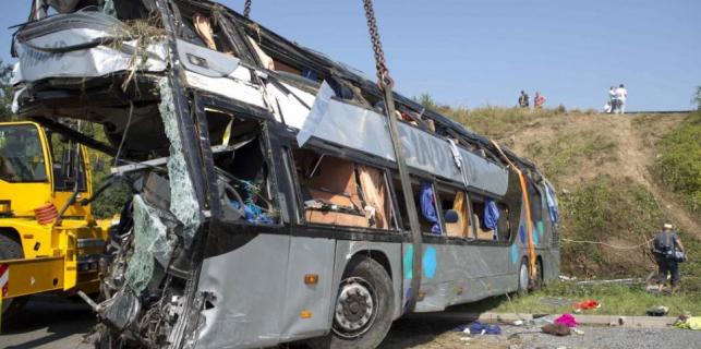 stravična prometna nesreča, Njemačka,  poljski autobus