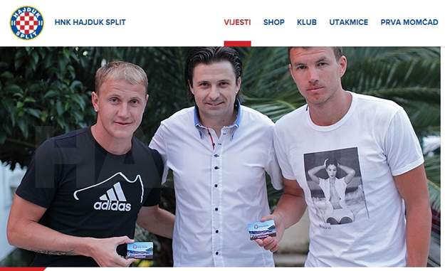 Hajduk, Edin Džeko, Senijad Ibričić