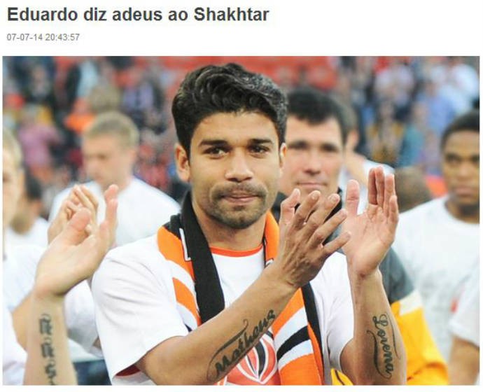 Eduardo da Silva, Flamengo, transfer, nogomet, Eduardo da Silva, Šahtar