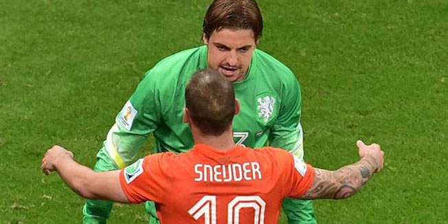 Nizozemska, SP u Brazilu, nogomet, Kostarika