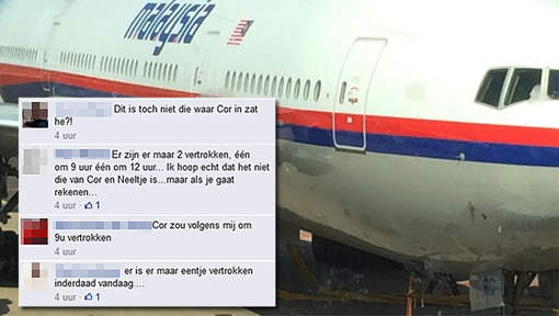 srušeni zrakoplov, Nizozemac, profil na FB