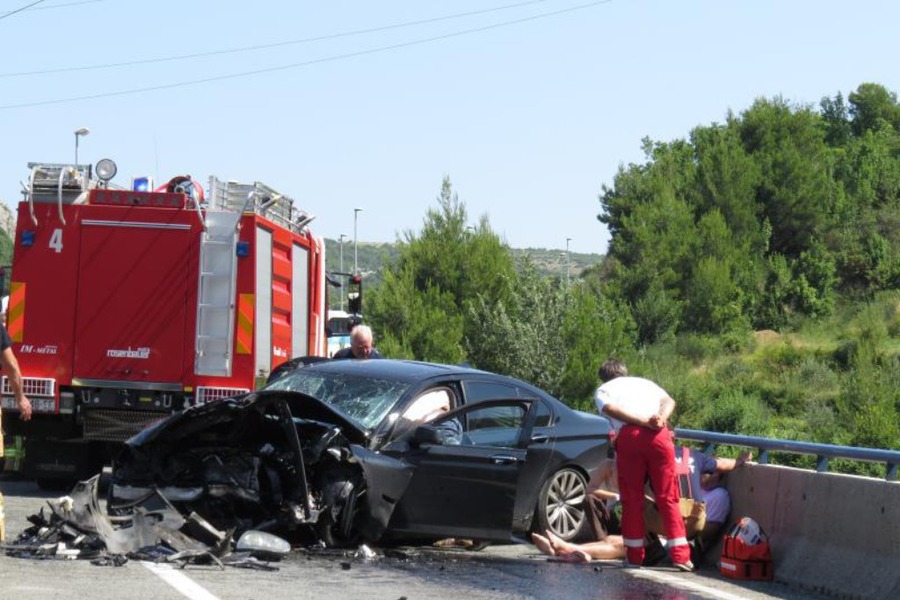 prometna nesreća, liječnici splitske bolnice, tunel, Klis Grlo, klis
