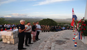 Koordinacija Hrvatskih udruga, obljetnica, HVO, Gradina