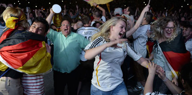 Njemačka, SP Brazil, proslava