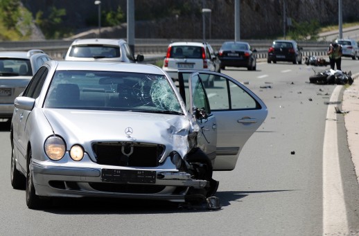 Dvojica motociklista, U prometnoj nesreći, ozbiljne ozljede, belgijski državljani