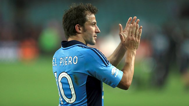 Del Piero, Juventus, Sydney FC, Del Piero, Juventus, Hajduk