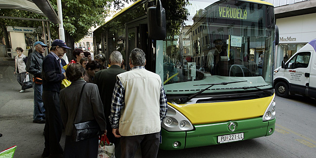 vozač, putnik, autobus