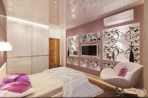 televizor, soba, san