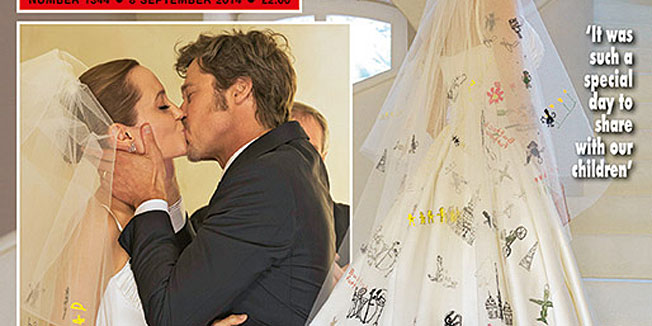 vjenčanje, Brad Pitt i Angelina Jolie, fotografije