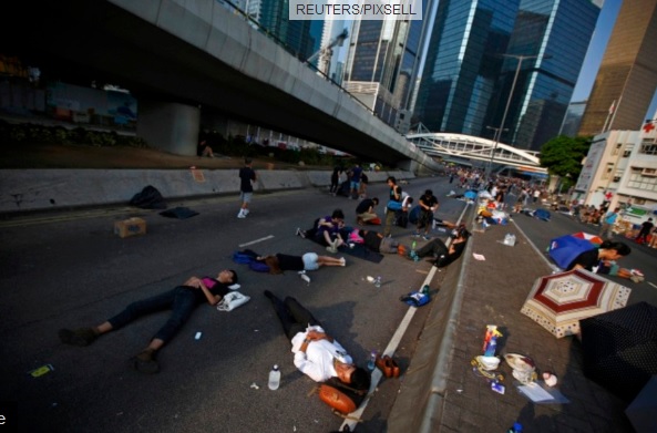 Hong Kong, demokracija, Revolucija kišobrana