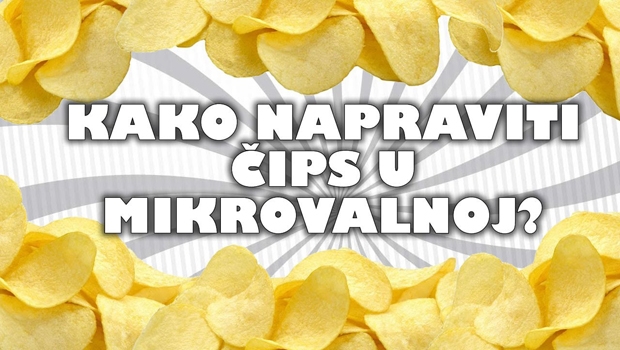 domaći čips, mikrovalna pećnica