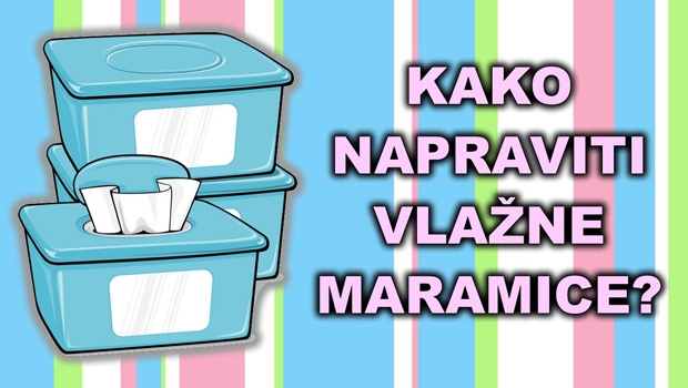 vlažne maramice, kod kuće 