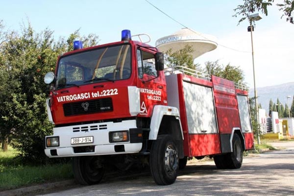 vatrogasna vježba, Aluminij Mostar