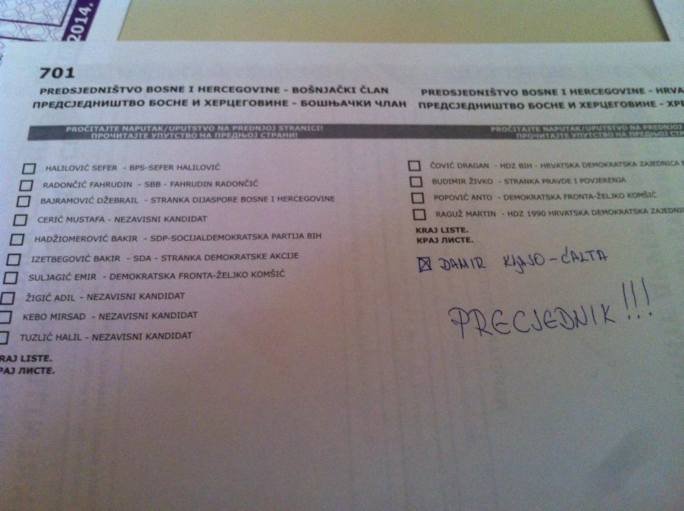 Damir Kljajo Ćalta, predsjednik, izbori