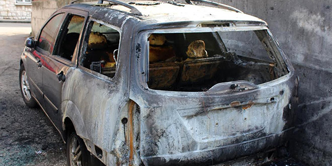 Čapljina, paljevina, auto