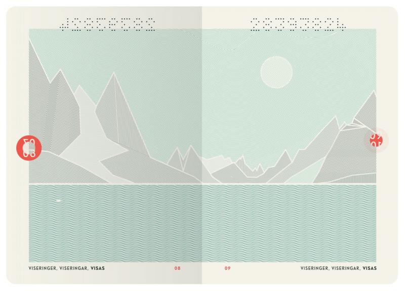 norveška, norveška putovnica, UV svjetlo