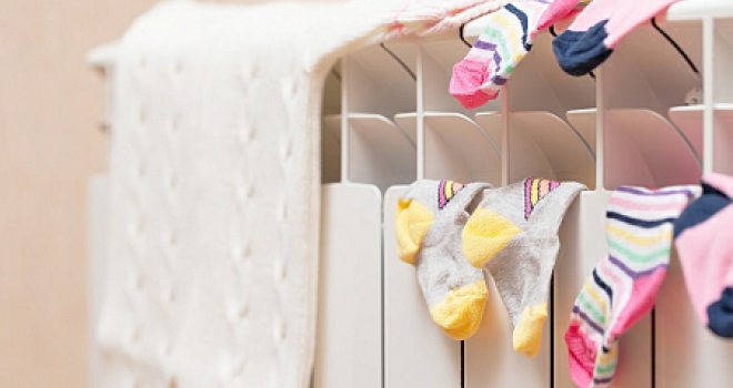 radijator, odjeća, sušiti