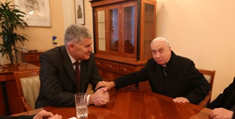 dr. Dragan Čović, čestitka, Apostolski nuncij