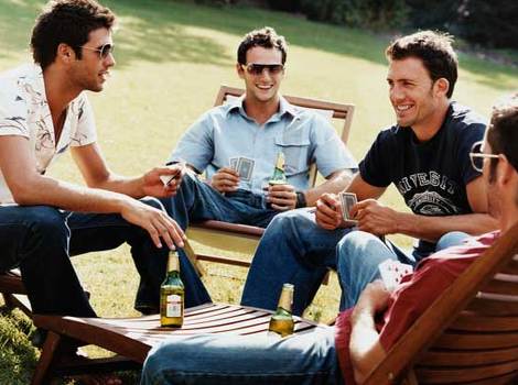 obitelj, muškarac, prijatelj