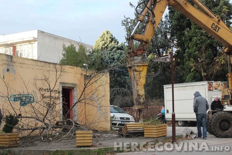 uklanjanje objekta, Mostar