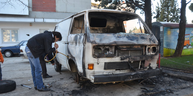 paljevina, zapaljeni kombi, Mostar