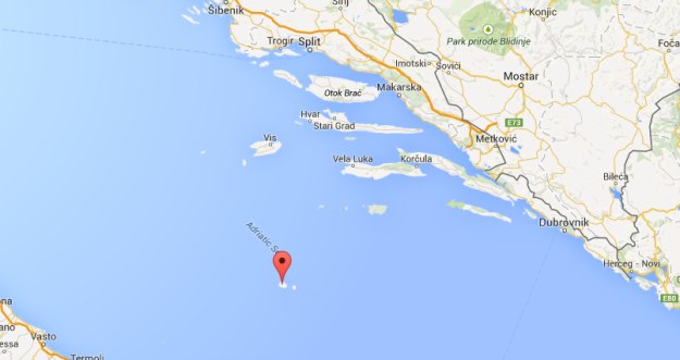 Snježni pokrivač , Palagruža, prvi put u povijesti 