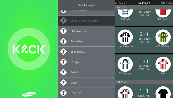 samsung, Samsung GALAXY Apps, zaljubljenici u nogomet