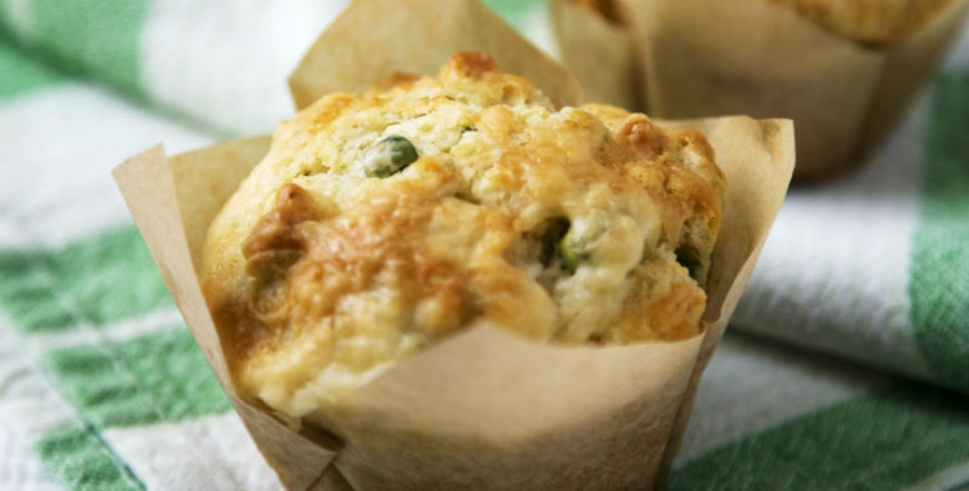 muffini, slani kolačići, pršut