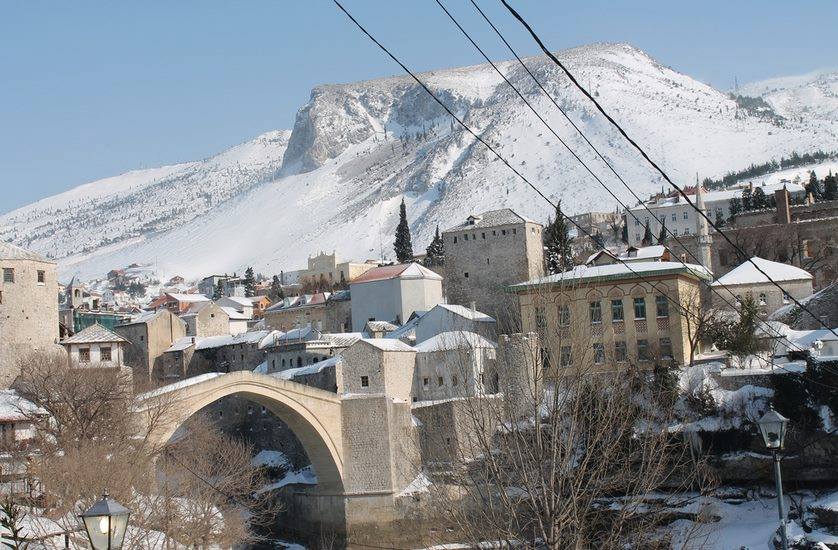 Mostar, snijeg, Katarina Zovko Ištuk